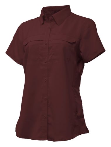 BAW Ladies Short Sleeve Fishing Shirt - 3101BAW image thumbnail