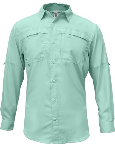 Mens Long Sleeve Fishing Shirt - 3000BAW image thumbnail