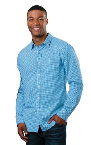 Men’s L/S Gingham Check - BG7269 image thumbnail