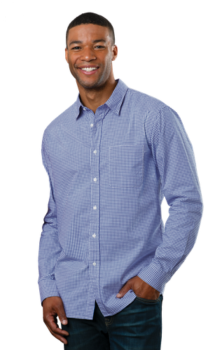 Men’s L/S Gingham Check - BG7269 image thumbnail