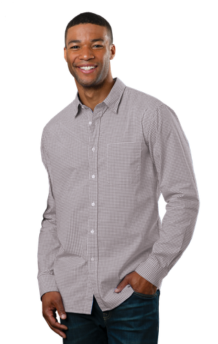 Men’s L/S Gingham Check - BG7269 image thumbnail