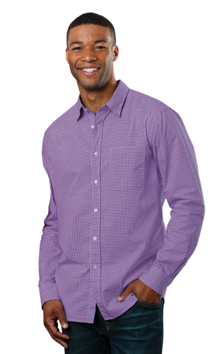 Men’s L/S Gingham Check - BG7269 image thumbnail