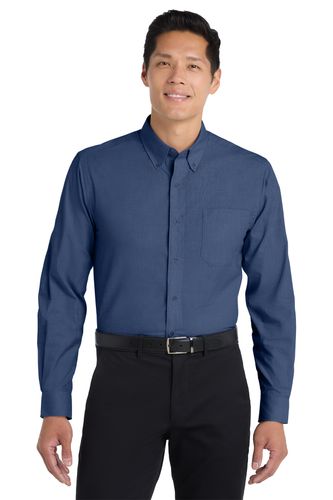 Port Authority Crosshatch Easy Care Shirt - S640 image thumbnail