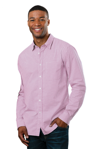 Men’s L/S Gingham Check - BG7269 image thumbnail