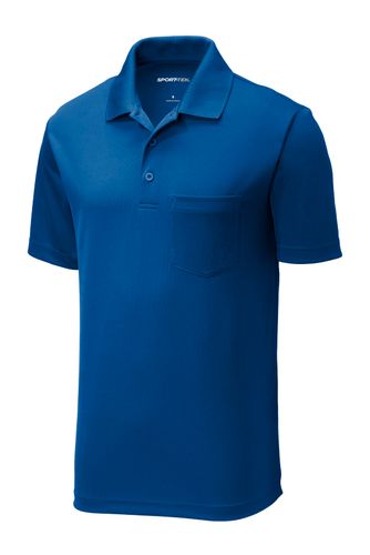 Sport-Tek PosiCharge RacerMesh Pocket Polo - ST640P image thumbnail