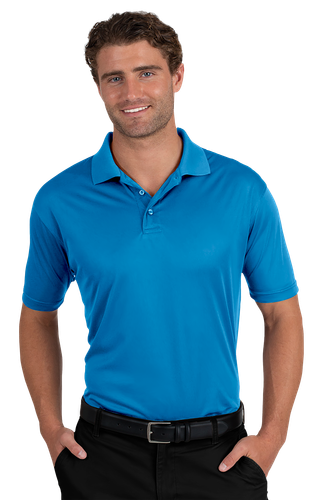 Mens Titan Value Wicking Short-Sleeve Polo - BG7300 image thumbnail
