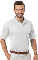 Image of Adult Tonal Stripe Wicking Polo - BG7227