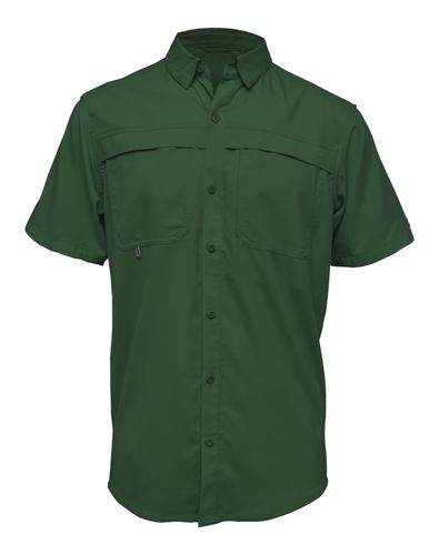 Men Short Sleeve Fishing Shirt - 3100BAW image thumbnail