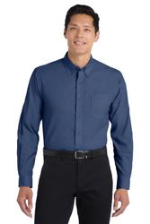 Image of Port Authority Tall Crosshatch Easy Care Shirt - TLS640