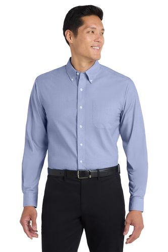 Port Authority Tall Crosshatch Easy Care Shirt - TLS640 image thumbnail Port Authority Tall Crosshatch Easy Care Shirt - TLS640 image thumbnail