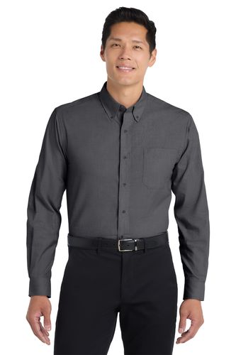 Port Authority Tall Crosshatch Easy Care Shirt - TLS640 image thumbnail Port Authority Tall Crosshatch Easy Care Shirt - TLS640 image thumbnail