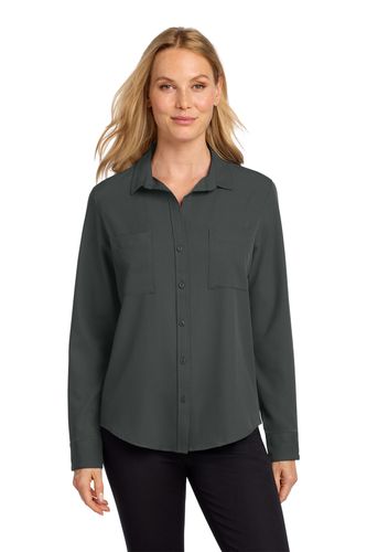 Mercer+Mettle Women's Stretch Crepe Long Sleeve Camp - MM2013 image thumbnail Mercer+Mettle Women's Stretch Crepe Long Sleeve Camp - MM2013 image thumbnail