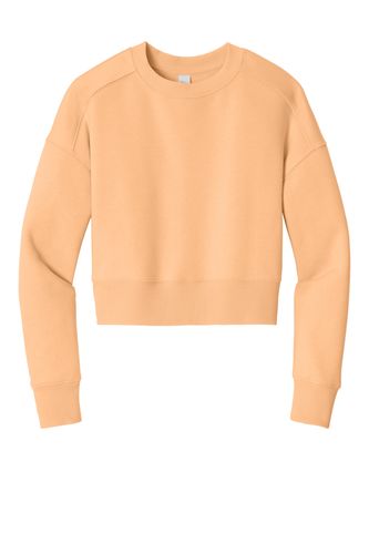 District Women’s Perfect Weight Fleece Cropped Crew - DT1105 image thumbnail