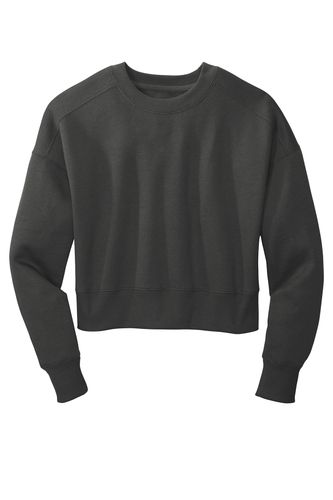 District Women’s Perfect Weight Fleece Cropped Crew - DT1105 image thumbnail