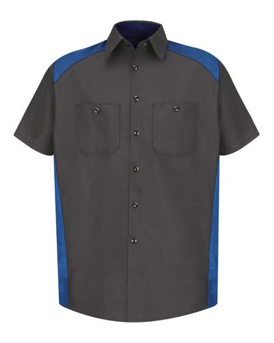 Red Kap Men's Short Sleeve Motorsports Shirt - SP28 image thumbnail