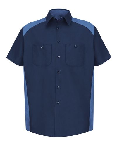 Red Kap Men's Short Sleeve Motorsports Shirt - SP28 image thumbnail