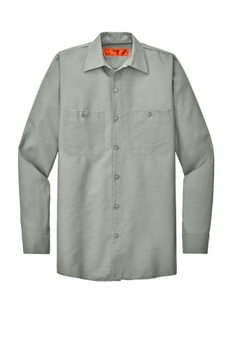 Red Kap TALL Long Sleeve Industrial Work Shirt - SP14LONG image thumbnail