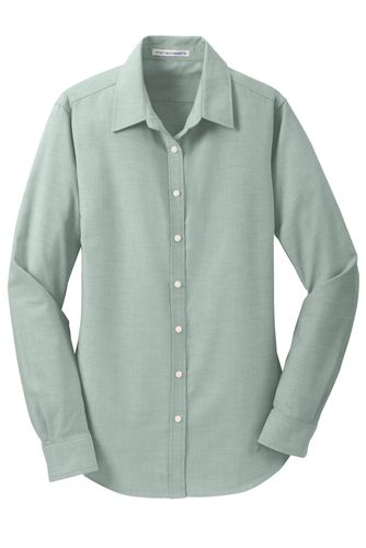 Port Authority Women's SuperPro Oxford Shirt. L658 image thumbnail