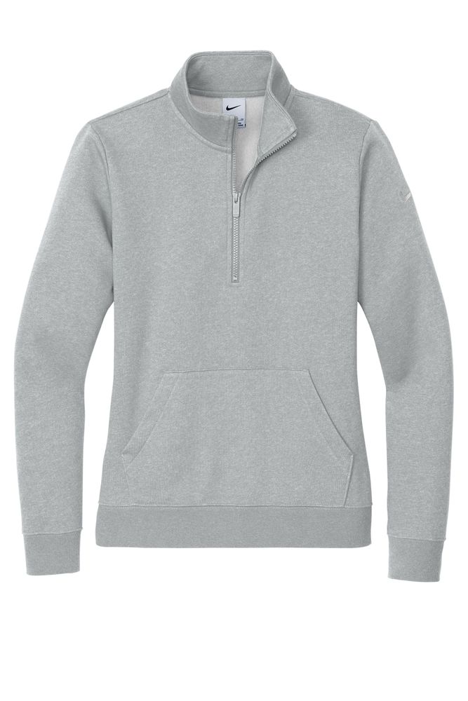Nike Women's Club Fleece Sleeve Swoosh 1/2-Zip NKDX6720 primary image