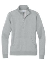 Image of Nike Women's Club Fleece Sleeve Swoosh 1/2-Zip NKDX6720
