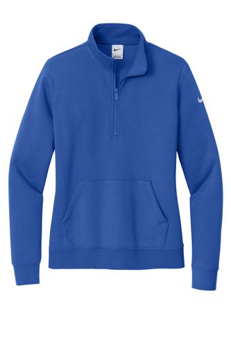 Nike Women's Club Fleece Sleeve Swoosh 1/2-Zip NKDX6720 image thumbnail