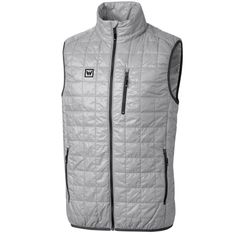 Image of Mens Cutter & Buck Rainier PrimaLoft Eco Insulated Full Zip Puffer Vest