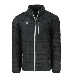 Image of  Mens Cutter & Buck Rainier PrimaLoft Eco Insulated Full Zip Puffer Jacket