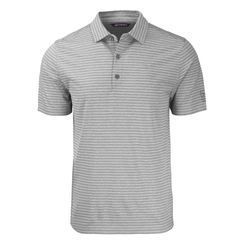 Image of Cutter & Buck Forge Eco Heather Stripe Stretch Recycled Polo