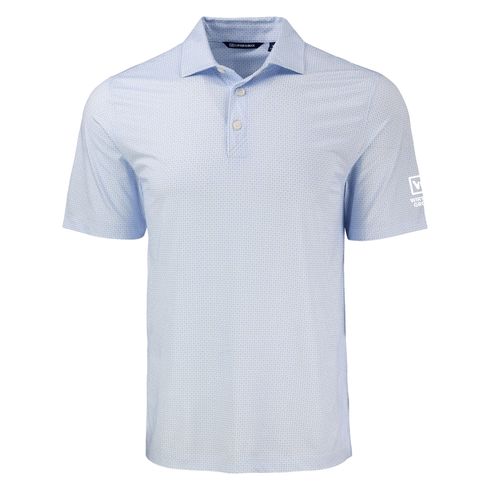 Cutter & Buck Pike Eco Diamond Dot Print Recycled Mens Polo image thumbnail