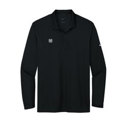 Image of Nike Men's Dri-FIT Micro Pique Long Sleeve Polo