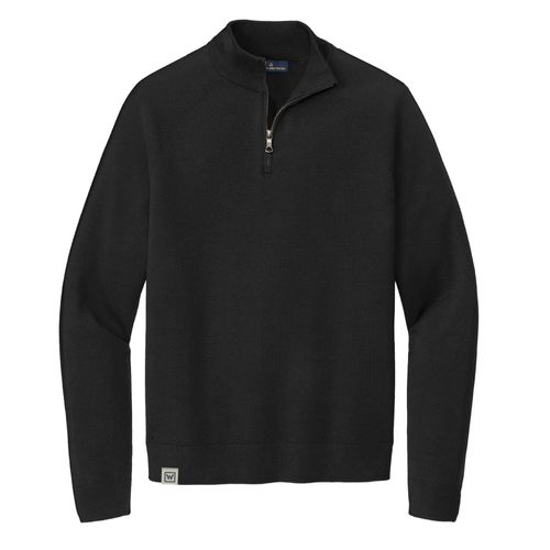 Brooks Brothers® Cotton Stretch 1/4-Zip Sweater image thumbnail