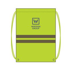 Image of Wirtgen Safety Green Drawstring Bag