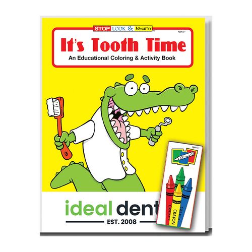 Kid's Coloring Book with Crayons image thumbnail