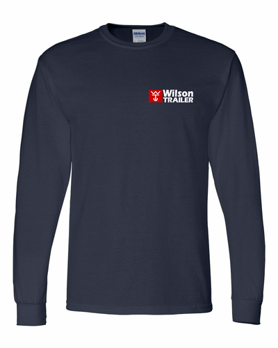 Gildan - DryBlend 50 Cotton/50 Poly Long Sleeve T-Shirt. 8400 (HEAT TRANSFER LOGO) image thumbnail Gildan - DryBlend 50 Cotton/50 Poly Long Sleeve T-Shirt. 8400 (HEAT TRANSFER LOGO) image thumbnail