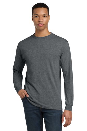 Gildan - DryBlend 50 Cotton/50 Poly Long Sleeve T-Shirt. 8400 (HEAT TRANSFER LOGO) image thumbnail Gildan - DryBlend 50 Cotton/50 Poly Long Sleeve T-Shirt. 8400 (HEAT TRANSFER LOGO) image thumbnail
