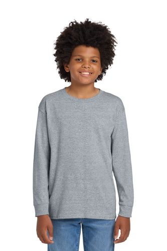Gildan Youth Heavy Cotton 100% Cotton Long Sleeve T-Shirt. 5400B image thumbnail