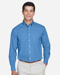 Image of Men's Tall Crown Collection® Broadcloth Woven Dress Shirt - D620T