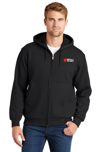 CornerStone - Heavyweight Full-Zip Hooded Sweatshirt with Thermal Lining. CS620 image thumbnail CornerStone - Heavyweight Full-Zip Hooded Sweatshirt with Thermal Lining. CS620 image thumbnail