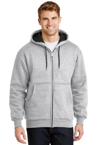 CornerStone - Heavyweight Full-Zip Hooded Sweatshirt with Thermal Lining. CS620 image thumbnail CornerStone - Heavyweight Full-Zip Hooded Sweatshirt with Thermal Lining. CS620 image thumbnail