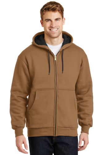 CornerStone - Heavyweight Full-Zip Hooded Sweatshirt with Thermal Lining. CS620 image thumbnail CornerStone - Heavyweight Full-Zip Hooded Sweatshirt with Thermal Lining. CS620 image thumbnail