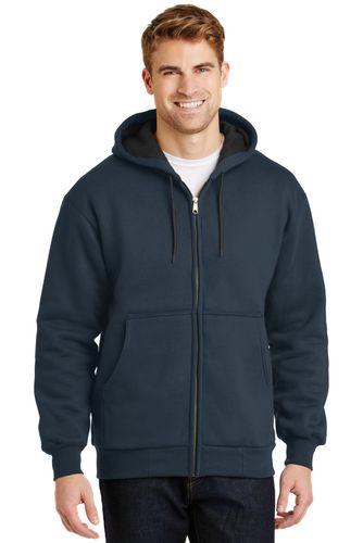 CornerStone - Heavyweight Full-Zip Hooded Sweatshirt with Thermal Lining. CS620 image thumbnail CornerStone - Heavyweight Full-Zip Hooded Sweatshirt with Thermal Lining. CS620 image thumbnail