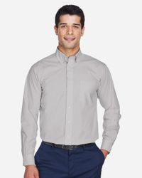 Image of Men's Crown Collection® Broadcloth Woven Dress Shirt - D620