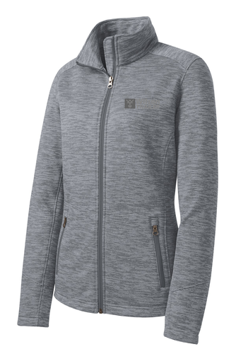 Port Authority Women's Digi Stripe Fleece Jacket. L231 (TONAL LOGO) image thumbnail Port Authority Women's Digi Stripe Fleece Jacket. L231 (TONAL LOGO) image thumbnail