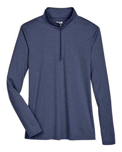 Women's Zone Sonic Heather Performance Quarter-Zip Pullover - TT31HW image thumbnail Women's Zone Sonic Heather Performance Quarter-Zip Pullover - TT31HW image thumbnail