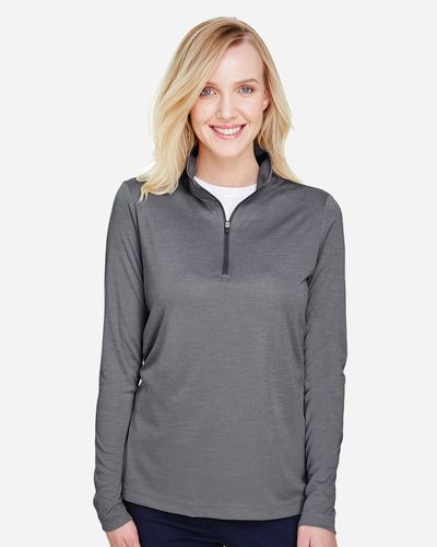 Women's Zone Sonic Heather Performance Quarter-Zip Pullover - TT31HW image thumbnail Women's Zone Sonic Heather Performance Quarter-Zip Pullover - TT31HW image thumbnail