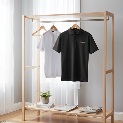 Men's Otis SS Polo - Black image thumbnail