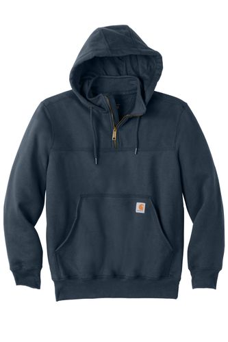 Carhartt Rain Defender Paxton Heavyweight Hooded Zip Mock Sweatshirt image thumbnail