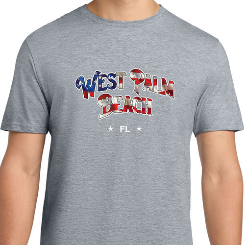 City Arc American Flag T-Shirt image thumbnail