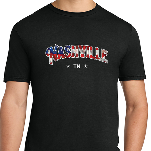 City Arc American Flag T-Shirt image thumbnail