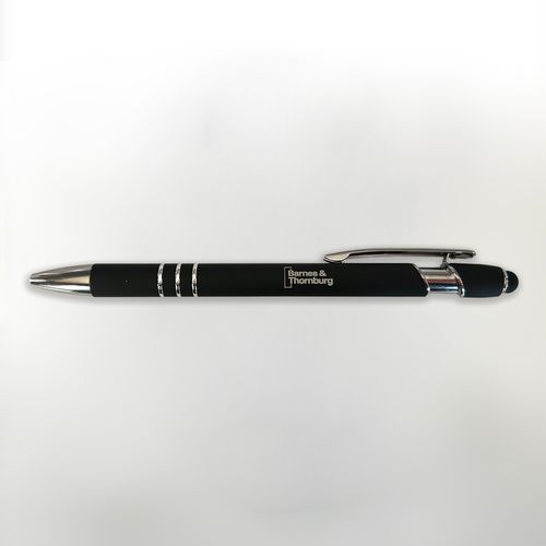 Metal Pen w/Stylus and Blue Ink image thumbnail